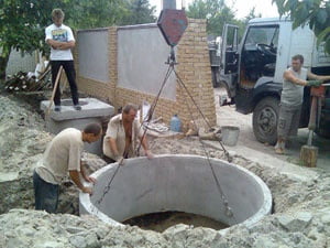 строительство выгребной ямы в частном доме своими руками